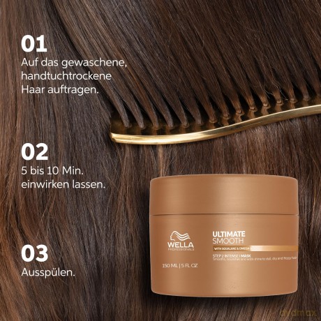 Wella Professionals Ultimate Smooth Nourishing Mask (Intense Mask) - Volume: 150 ml