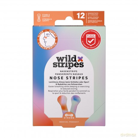 Wild Stripes Sunrise Nose Patches for better sleep quality (12 pcs)