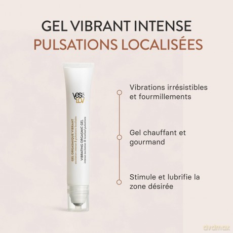 YESforLOV Vibrating stimulation gel (Vibrating Orgasmic Gel) 20 ml