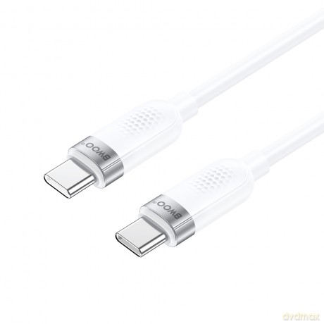 BWOO kabel 100W USB-C - USB-C 1m biały