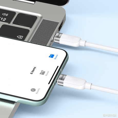 BWOO kabel 100W USB-C - USB-C 1m biały