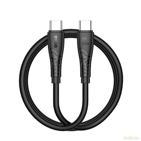 BWOO kabel USB-C - USB-C 60W BO-X318 1m czarny