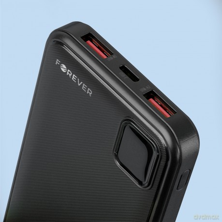 Forever power bank TB-300M PD QC 22,5W 10000 mAh czarny