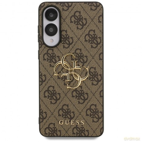 Guess nakładka do Samsung Galaxy S25 Edge GUESS HC 4G PU big logo brązowa