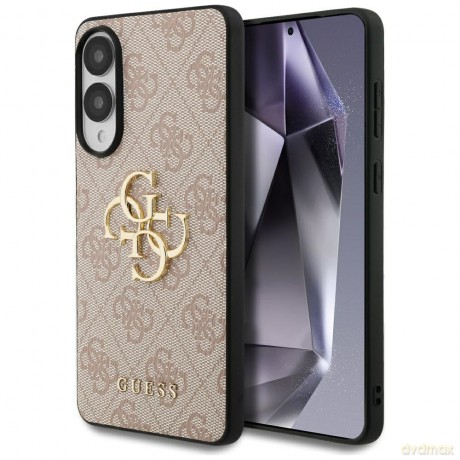 Guess nakładka do Samsung Galaxy S25 Edge GUESS HC 4G PU big logo różowa