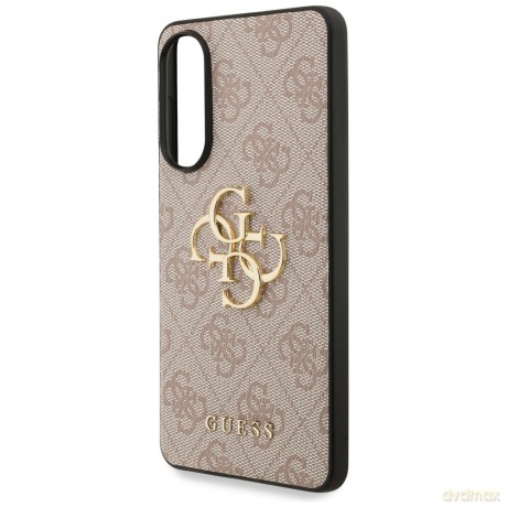 Guess nakładka do Samsung Galaxy S25 Edge GUESS HC 4G PU big logo różowa