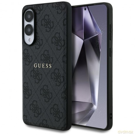 Guess nakładka do Samsung Galaxy S25 Edge HC MAGSAFE PU 4G RING CLASSIC LOGO czarna