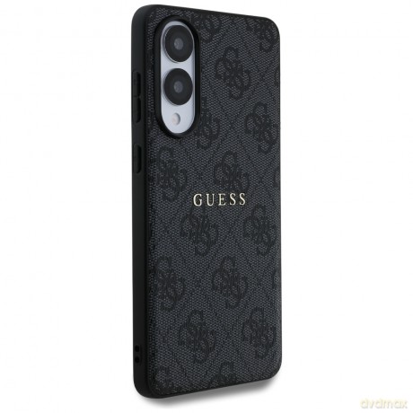 Guess nakładka do Samsung Galaxy S25 Edge HC MAGSAFE PU 4G RING CLASSIC LOGO czarna