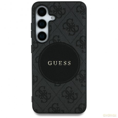 Guess nakładka HC MagSafe PU 4G Circle Classic Logo do Samsung Galaxy S25 Ultra czarna