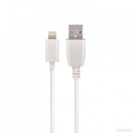 Kabel USB Setty 1m 2,4A MFI Lightning biały R