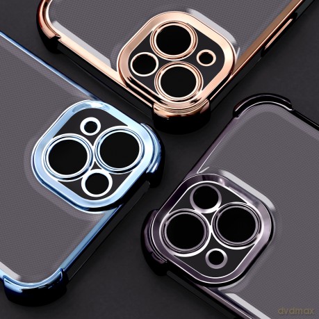 Nakładka Anti Shock Chrome do iPhone 16e niebieska
