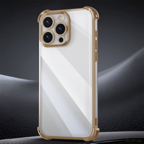 Nakładka Anti Shock Chrome do iPhone 16e złota