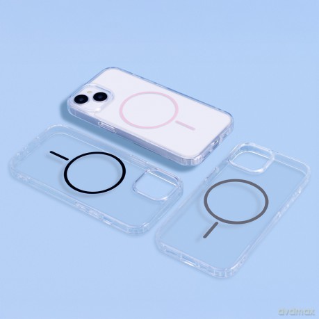 Nakładka Anti Shock Thin Mag do iPhone 13 Pro Max 6,7" szara