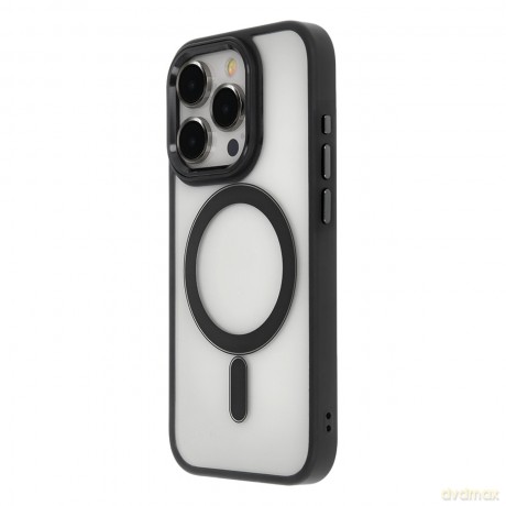 Nakładka Satin Elegant Mag do iPhone 12 / 12 Pro 6,1" czarna