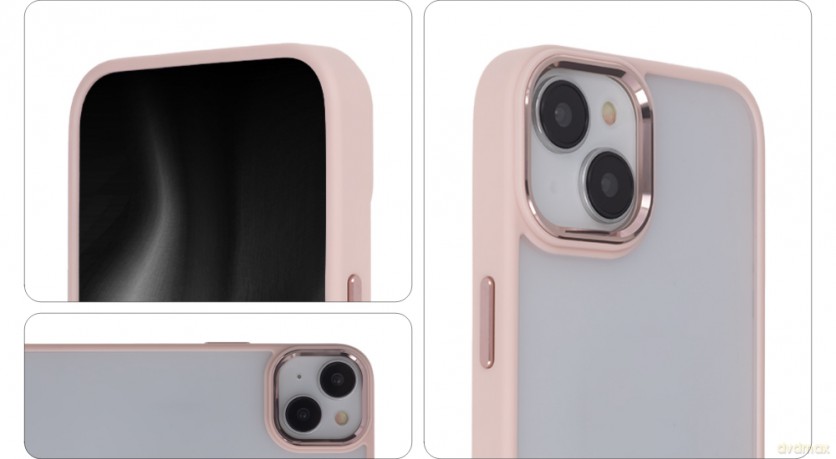 Nakładka Satin Elegant Matt do iPhone 12 / 12 Pro 6,1" różowa