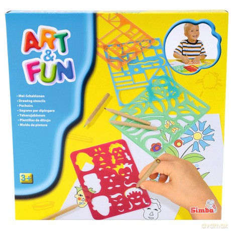 Art&Fun Zestaw Szablonów [ZABAWKA]