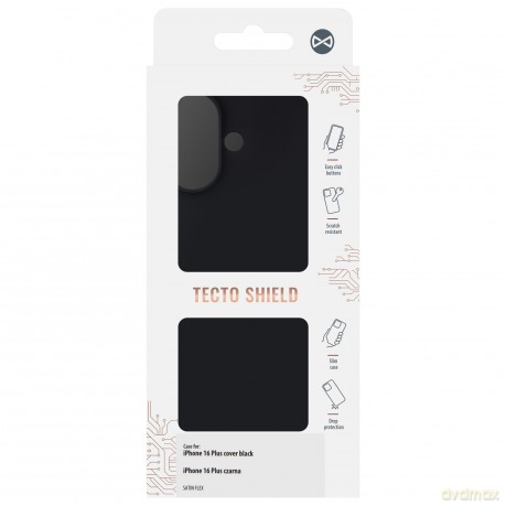 Nakładka Satin Flex iPhone 16 Plus czarna