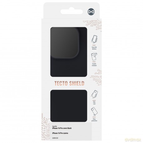 Nakładka Satin Flex iPhone 16 Pro czarna