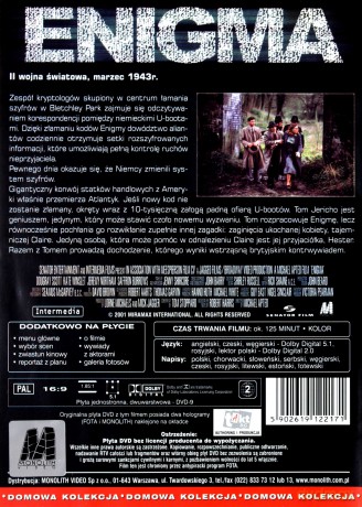 Enigma [DVD]