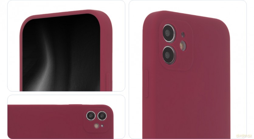 Nakładka Soft Touch Mag do iPhone 12 6,1" burgund