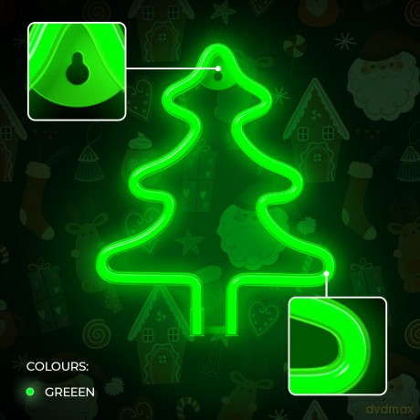 Neon LED CHRISTMAS CHOINKA zielona FLNE16 Forever Light