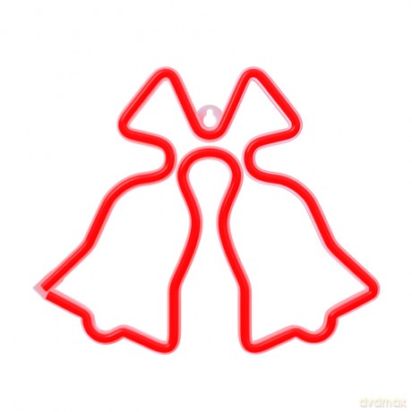 Neon LED CHRISTMAS DZWONKI czerwone FLNE17 Forever Light