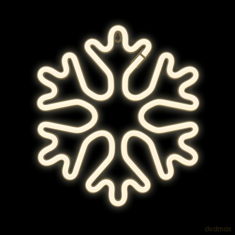 Neon LED CHRISTMAS PŁATEK ŚNIEGU biały FLNE20 Forever Light