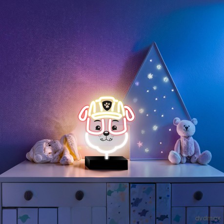 Neon LED na podstawce Psi Patrol - Rubble OW-120446