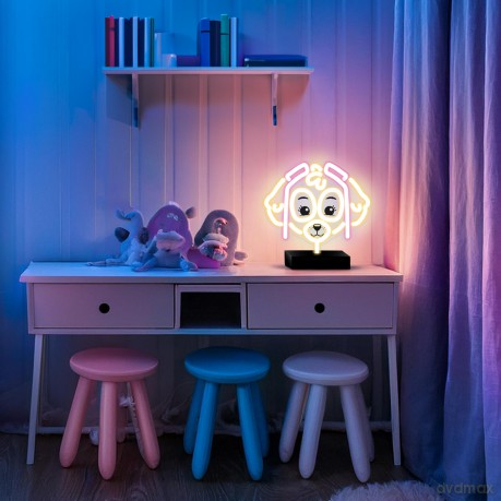 Neon LED na podstawce Psi Patrol - Skye OW-120546