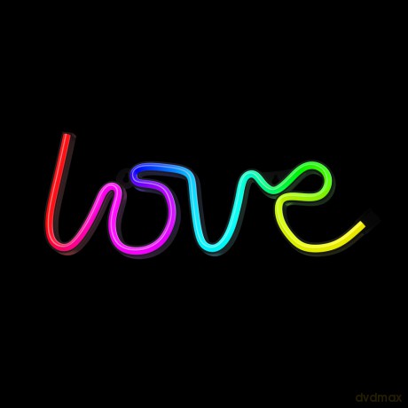 Neon LED RGB LOVE FLRN01 + pilot Forever Light