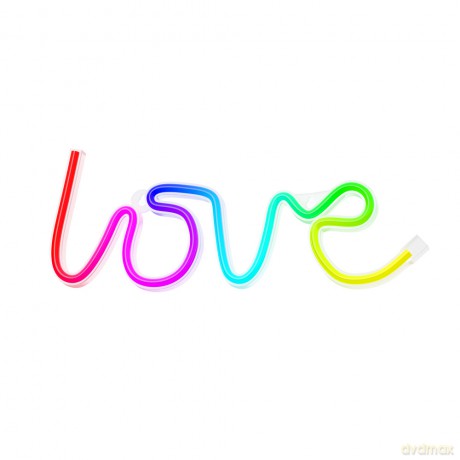 Neon LED RGB LOVE FLRN01 + pilot Forever Light