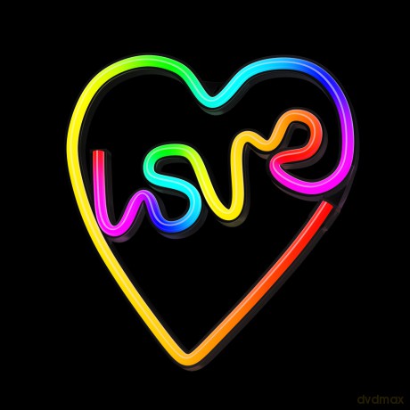 Neon LED RGB LOVE W SERCU FLRN02 + pilot Forever Light
