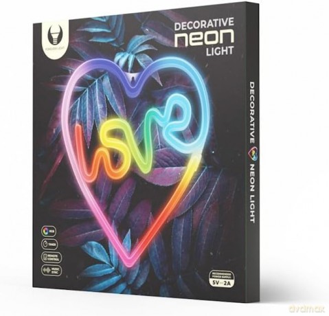 Neon LED RGB LOVE W SERCU FLRN02 + pilot Forever Light