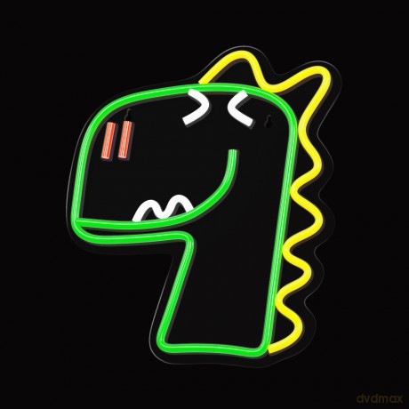 Neon PLEXI LED JURASSIC DINO zielony FLNJ02 Forever Light