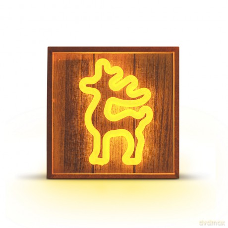 Neon Wood Frame LED RENIFER biały ciepły FLNW01 Forever Light