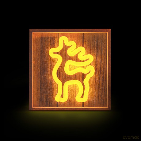 Neon Wood Frame LED RENIFER biały ciepły FLNW01 Forever Light