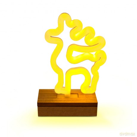 Neon Wood Stand LED RENIFER biały ciepły FLNW02 Forever Light