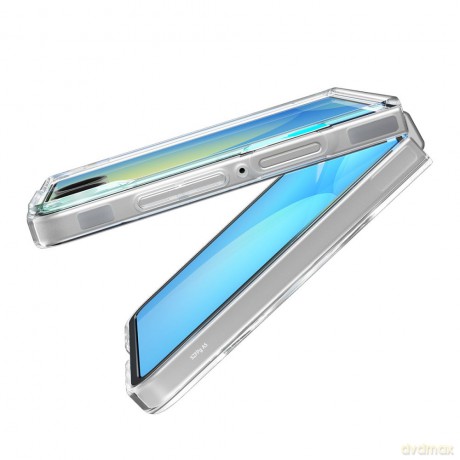 Spigen nakładka AirSkin do Samsung Galaxy Z Flip 7 przezroczysta biała