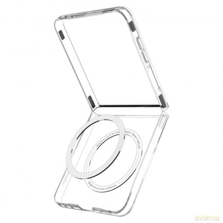 Spigen nakładka AirSkin do Samsung Galaxy Z Flip 7 przezroczysta biała
