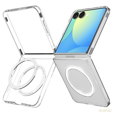 Spigen nakładka AirSkin do Samsung Galaxy Z Flip 7 przezroczysta biała