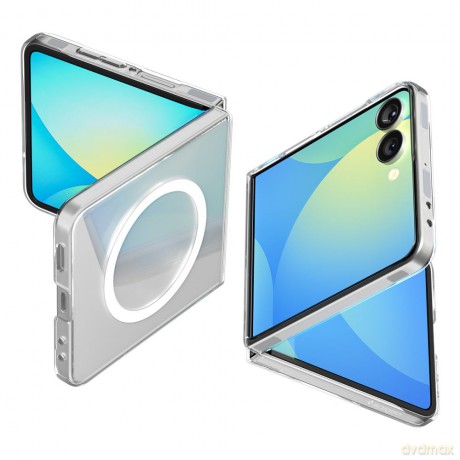 Spigen nakładka AirSkin do Samsung Galaxy Z Flip 7 przezroczysta biała