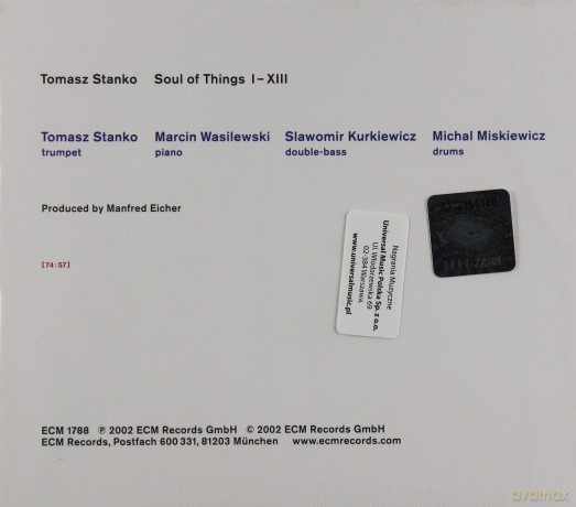 Tomasz Stańko: Soul Of Things [CD]