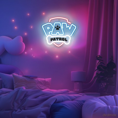 Wiszący neon LED na plexi Psi Patrol - Logo OW-130146