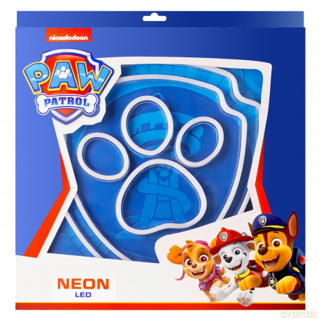 Wiszący neon LED na plexi Psi Patrol - Łapa OW-130246