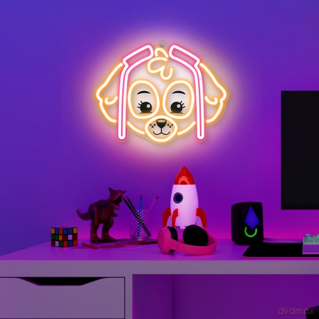 Wiszący neon LED na plexi Psi Patrol - Skye OW-130546