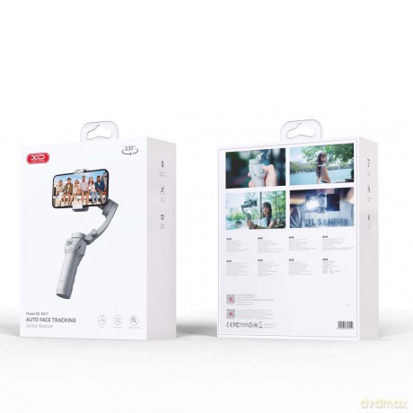 XO gimbal selfie stick Bluetooth tripod SS17 szary