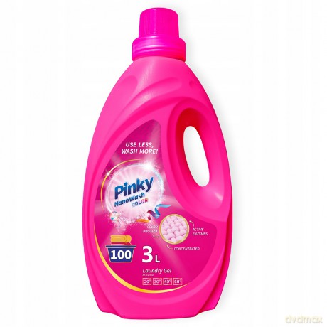 Pinky NanoWash Color - żel do prania kolor 3 L (100 prań)