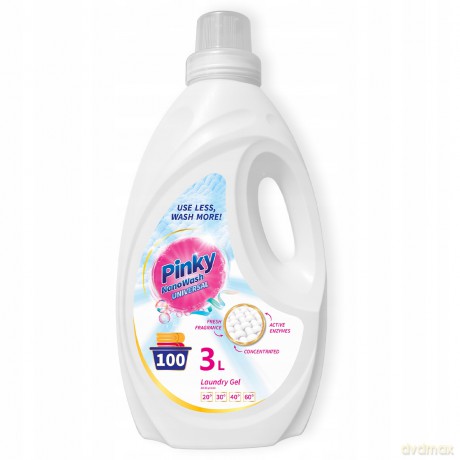 Pinky NanoWash Universal - żel do prania uniwersalny 3 L (100 prań)