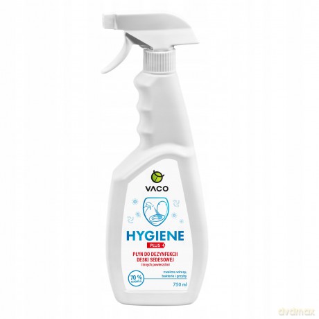 VACO Hygiene PLUS - Płyn do dezynfekcji toalet i innych powierzchni (trigger) - 750 ml