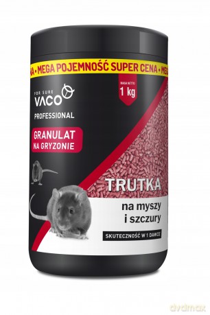 VACO PROFESSIONAL Granulat na myszy i szczury (słoik) - 1 kg